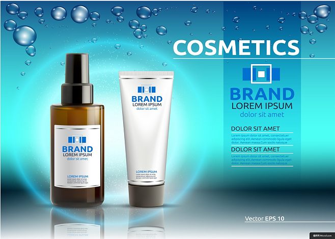 身體乳 化妝品 自然 精油 美容產(chǎn)品 包裝 美妝海報廣告海報平面設(shè)計