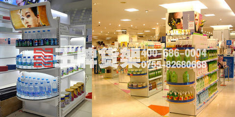 雙面化妝品貨架定制指南 優(yōu)質(zhì)亞克力背板的展示優(yōu)勢